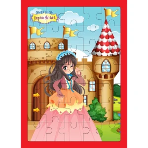 Ghép hình công chúa - công chúa nhí nhảnh